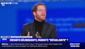 Lutte contre les "parents défaillants": "Ce qu'Aurore Bergé a proposé aujourd'hui, [...] c'est plus de droits et plus de devoirs", affirme David Amiel (Renaissance)