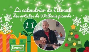 Olivier Loin fait un cadeau musical pour le 11e jour de notre calendrier de l’Avent des artistes de Wallonie picarde