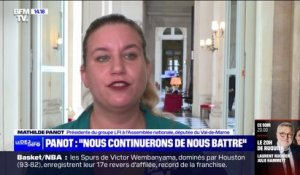 Loi immigration rejetée: "Nous continuerons de nous battre", déclare Mathilde Panot