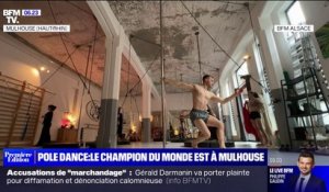 Vincent Grobelny, originaire de Mulhouse, sacré champion du monde de pole dance