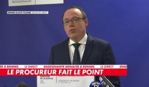 Le procureur de Rennes fait le point sur la tentative d'attaque au couteau