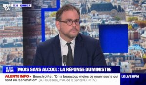 Aurélien Rousseau: "Le ministère de la Santé est engagé depuis des dizaines d'années sur des campagnes de lutte contre l'alcool"