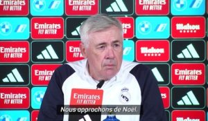 Ancelotti : "Mon cadeau, c'est d'être l'entraîneur du Real Madrid"
