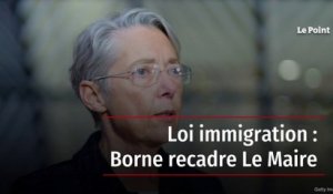 Loi immigration : Borne recadre Le Maire