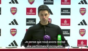 17e j. - Arteta : “Une performance incroyable”