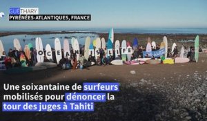 JO 2024: Des surfeurs mobilisés pour dénoncer la tour controversée des juges à Tahiti