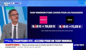 VTC: accord pour une hausse des tarifs minimaux garantis aux chauffeurs
