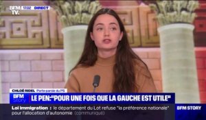 Loi immigration: "Une victoire idéologique de l'extrême droite offerte par Emmanuel Macron", pour Chloé Ridel (porte-parole du PS)