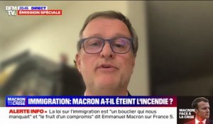 Loi immigration: "Ce texte va dans le bon sens", pour Louis Aliot (maire RN de Perpignan)