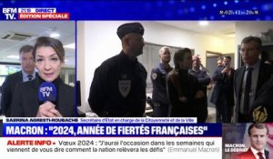 Vœux d'Emmanuel Macron: "L'autorité est vraiment le vœu des Français" indique Sabrina Agresti-Roubache, secrétaire d'État en charge de la Citoyenneté et de la Ville