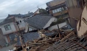 Japon : les premières images impressionnantes des 21 séismes
