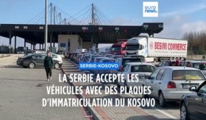 Serbie : les véhicules immatriculés au Kosovo peuvent désormais circuler librement