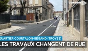 Quartier Courtalon-Bégand : les travaux changent de rue