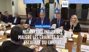 Netanyahu reste inflexible, malgré les craintes d'une escalade du conflit
