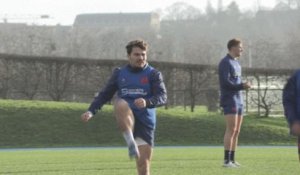 Paris-2024: Antoine Dupont s'entraîne avec l'équipe de France de rugby à VII