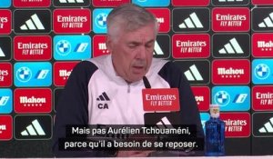Real Madrid - Ancelotti : "Tchouaméni a besoin de se reposer"