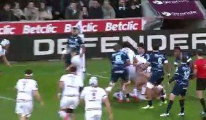 TOP 14 - Essai de Adam COLEMAN (UBB) - Union Bordeaux-Bègles - Aviron Bayonnais