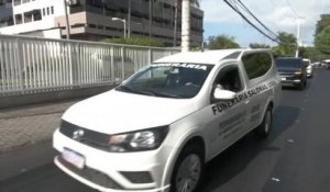 Brésil - Le cercueil de Zagallo est arrivé au siège de la CBF à Rio de Janeiro