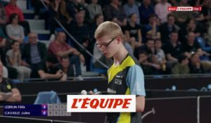 Le replay du quart de finale de Félix Lebrun - Tennis de table - Championnats de France