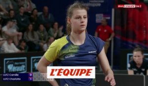 Camille Lutz sacrée championne face à sa soeur  - Tennis de table - ChF (F)