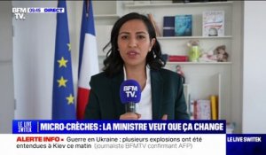 Micro-crèches: la ministre Sarah El Haïry annonce le lancement "d'un grand programme de contrôles"