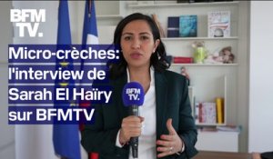 Micro-crèches: l'interview de la ministre Sarah El Haïry sur BFMTV