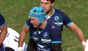 TOP 14 - Essai de Nicolaas Janse VAN RENSBURG (MHR) - Montpellier Hérault Rugby - RC Toulon