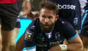 TOP 14 - Essai de Paul WILLEMSE (MHR) - Montpellier Hérault Rugby - RC Toulon