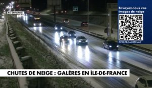 Chutes de neige : galères en Île-de-France