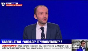 Remaniement: Gabriel Attal et Emmanuel Macron vont dîner à l'Élysée ce mardi soir