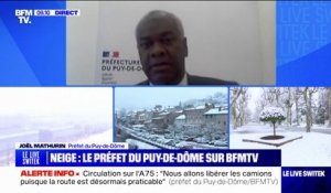 Neige sur l'A75: "Nous allons libérer les camions" assure Joël Mathurin, préfet du Puy-de-Dôme