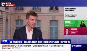 Gouvernement: Léon Deffontaines (tête de liste PCF pour les élections européennes) pointe "un remaniement sans changement"