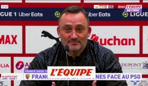 L'entraîneur de Lens Franck Haise suspendu trois matches ferme - Foot - L1