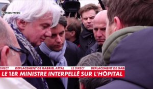 «Tout le monde démissionne» : le Premier ministre Gabriel Attal interpellé sur l'hôpital en déplacement à Caen