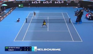 Open d'Australie - Rublev se fait peur d'entrée contre Seyboth Wild