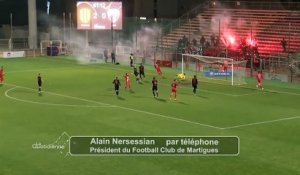Supporters de Dijon attaqués: réaction du président du FC Martigues Alain Nersessian