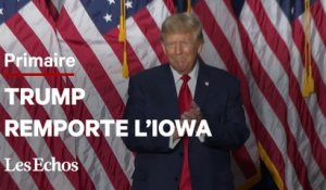 « Le grand soir, ce sera en novembre » : Trump offensif après sa victoire dans l’Iowa