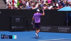 Matteo Arnaldi - Adam Walton - Les temps forts du match - Open d'Australie
