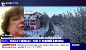 Neige/verglas: les écoles resteront "globalement fermées" à Amiens ce vendredi selon la maire de la ville
