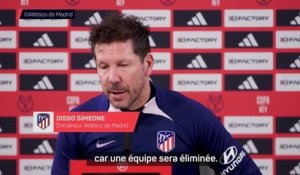 Atlético de Madrid - Simeone n'a pas changé d'avis sur la haie d'honneur
