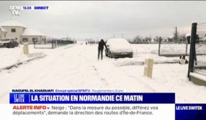 Neige en Normandie: plus de 10 cm relevés à Rougemontiers