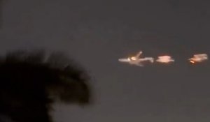 Ce Boeing 747 prend feu en plein vol dans le ciel de Miami