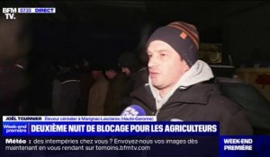 Deuxième nuit de blocage pour les agriculteurs sur l'A64 entre Toulouse et Tarbes