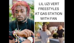 Lil Uzi Vert Freestyles With Fan At Gas Station