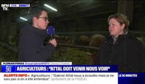 "On a envie d'y croire, on espère qu'il va y avoir du changement": Marie-Sophie Rosentritt, agricultrice dans les Yvelines, réagit à la réception de syndicats agricoles à Matignon