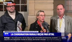 Rencontre entre Gabriel Attal et la Coordination Rurale: "Nous demandons une année blanche par rapport aux échéances bancaires"