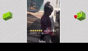 Kehlani Catches Her Daughter Turning Up + Dancing