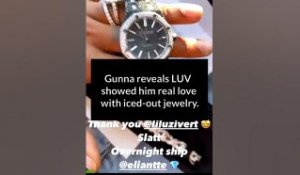 Gunna’s Iced-Out Present From Lil Uzi Vert Is Must-See #shorts