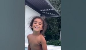 DJ Khaled’s Son Is Too Adorable Going Swimming #shorts