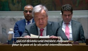 Gaza: le rejet par Israël de la solution à deux Etats est "inacceptable", dit le chef de l'ONU